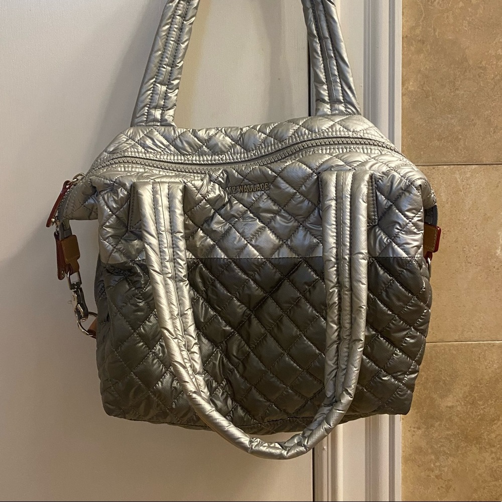 MZ Wallace Medium Tin/Steel Metallic Sutton